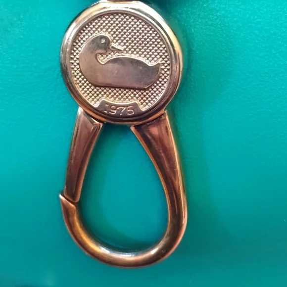 Dooney and Bourke Logo Lock Shoulder Bag Purse Smooth European Leather - Picture 4 of 17